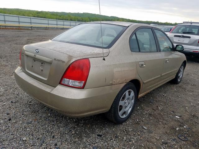 KMHDN45D42U256249 - 2002 HYUNDAI ELANTRA GLS  photo 4