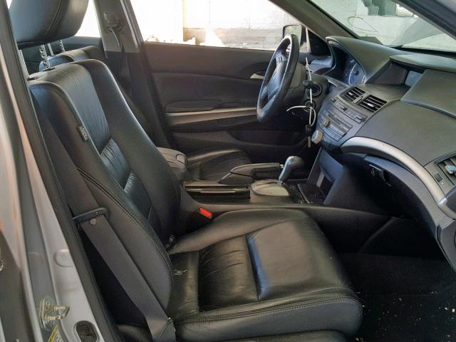 1HGCP26829A062316 - 2009 HONDA ACCORD EXL SILVER photo 5