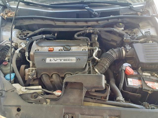 1HGCP26829A062316 - 2009 HONDA ACCORD EXL SILVER photo 7