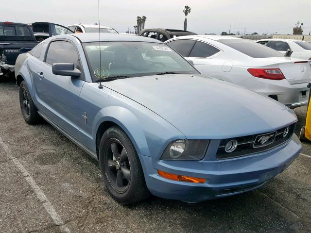 1ZVHT80N275203745 - 2007 FORD MUSTANG BLUE photo 1