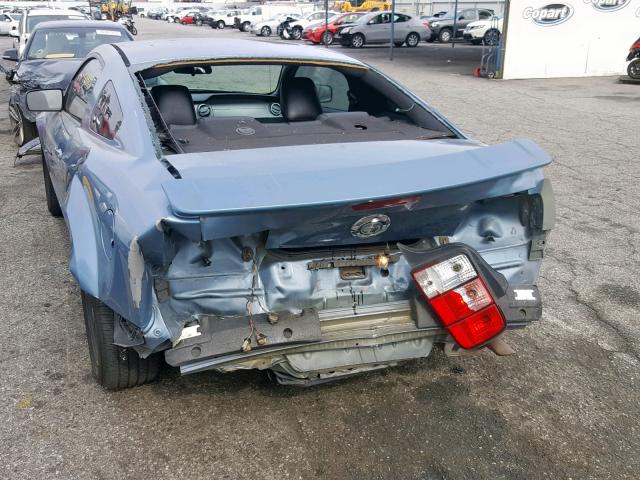 1ZVHT80N275203745 - 2007 FORD MUSTANG BLUE photo 9