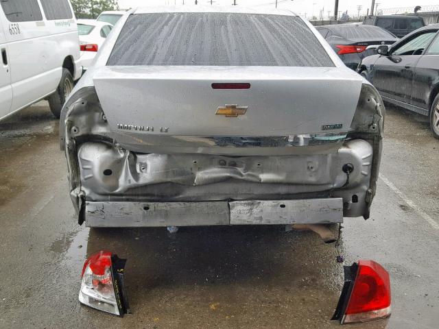 2G1WG5EK1B1226884 - 2011 CHEVROLET IMPALA LT SILVER photo 9