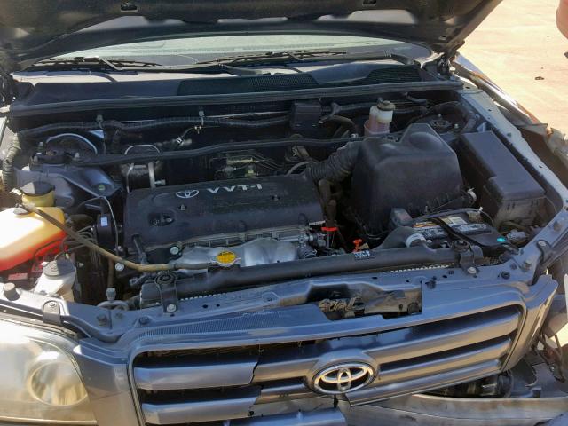 JTEGD21A860138833 - 2006 TOYOTA HIGHLANDER BLUE photo 7