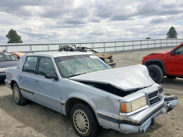 1B3XC56R7ND725797 - 1992 DODGE DYNASTY LE BLUE photo 1