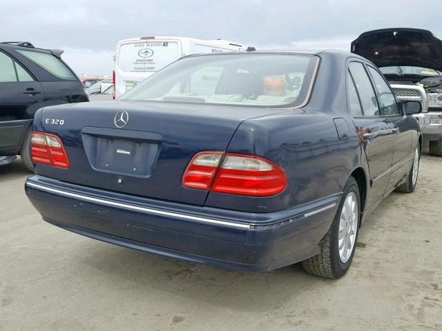 WDBJF65J9YB125245 - 2000 MERCEDES-BENZ E 320 BLUE photo 4