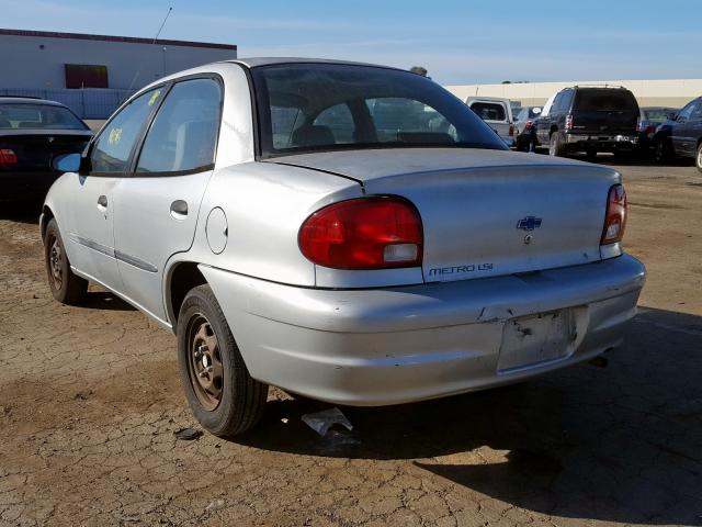 2C1MR522XX6709018 - 1999 CHEVROLET METRO LSI  photo 3