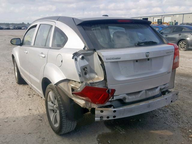 1B3CB4HAXAD602802 - 2010 DODGE CALIBER SX SILVER photo 3