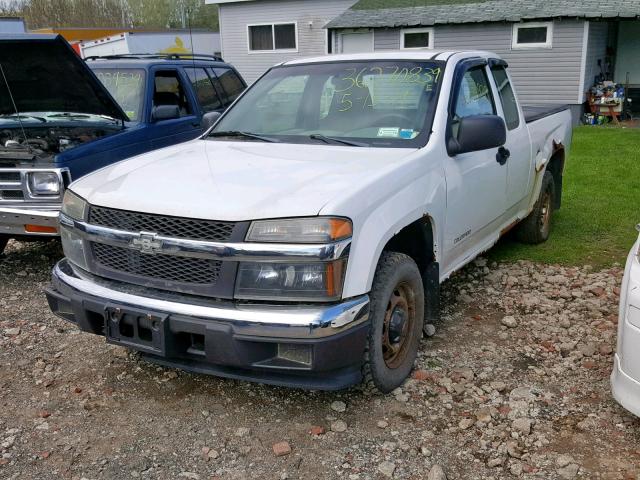 1GCCS198048144046 - 2004 CHEVROLET COLORADO WHITE photo 2