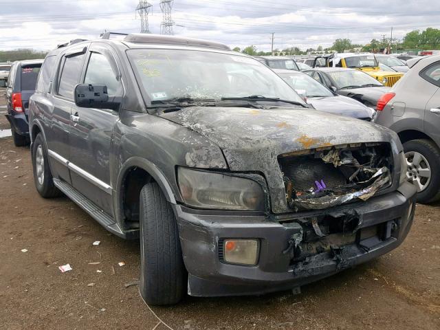 5N3AA08C84N808804 - 2004 INFINITI QX56 GRAY photo 1