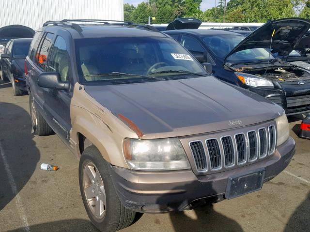 1J4GW58N11C669169 - 2001 JEEP GRAND CHER BROWN photo 1