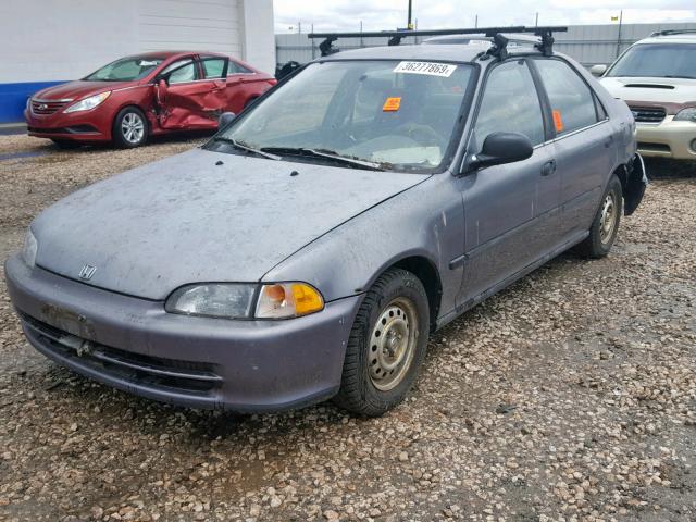 JHMEG8541SS035714 - 1995 HONDA CIVIC DX GRAY photo 2