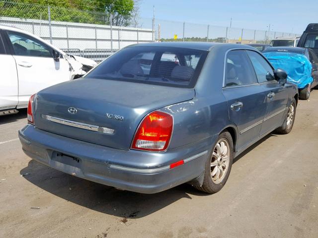 KMHFU45E72A214020 - 2002 HYUNDAI XG 350 SILVER photo 4