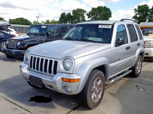 1J8GL58K13W711029 - 2003 JEEP LIBERTY LI SILVER photo 2