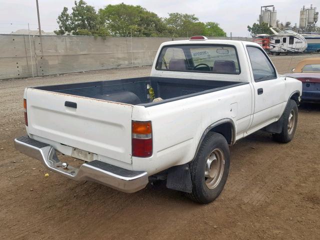 4TARN81A4RZ275048 - 1994 TOYOTA PICKUP 1/2 WHITE photo 4