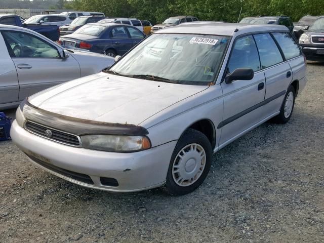 4S3BK4351V7319200 - 1997 SUBARU LEGACY L SILVER photo 2