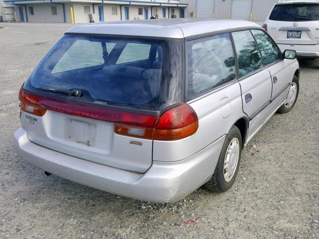 4S3BK4351V7319200 - 1997 SUBARU LEGACY L SILVER photo 4