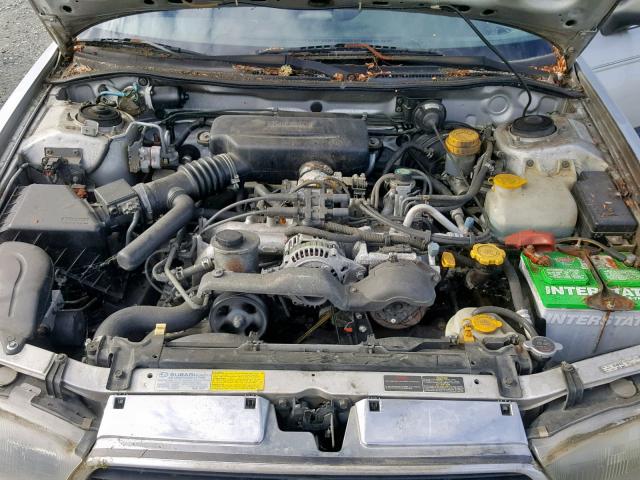 4S3BK4351V7319200 - 1997 SUBARU LEGACY L SILVER photo 7