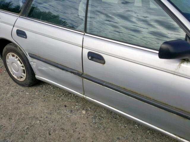 4S3BK4351V7319200 - 1997 SUBARU LEGACY L SILVER photo 9