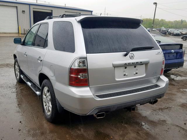 2HNYD18975H527806 - 2005 ACURA MDX TOURIN SILVER photo 3