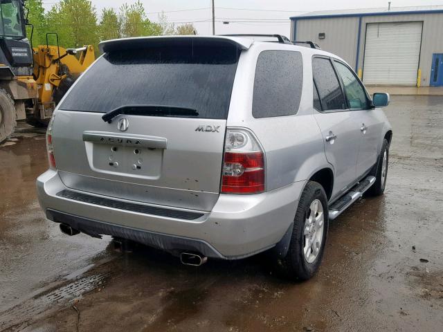 2HNYD18975H527806 - 2005 ACURA MDX TOURIN SILVER photo 4