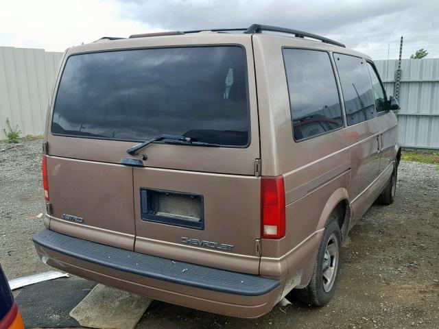 1GNDM19W4XB101387 - 1999 CHEVROLET ASTRO BROWN photo 4