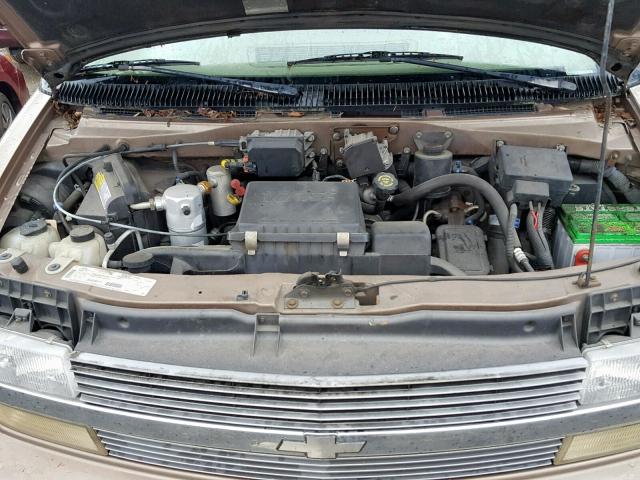 1GNDM19W4XB101387 - 1999 CHEVROLET ASTRO BROWN photo 7