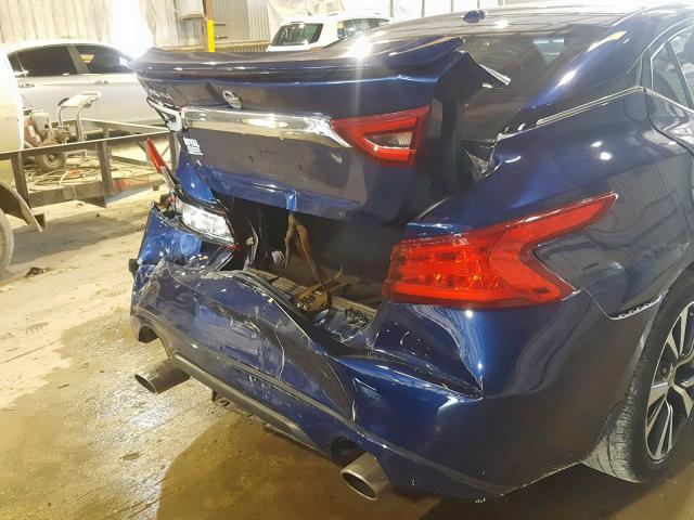 1N4AA6AP4HC437113 - 2017 NISSAN MAXIMA 3.5 BLUE photo 9