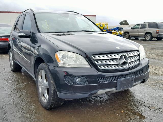 4JGBB86E06A087711 - 2006 MERCEDES-BENZ ML350 BLACK photo 1