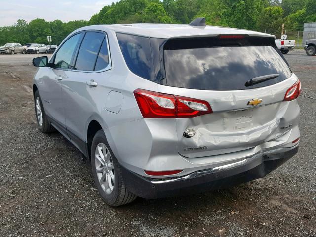 2GNAXSEV4J6201495 - 2018 CHEVROLET EQUINOX LT SILVER photo 3