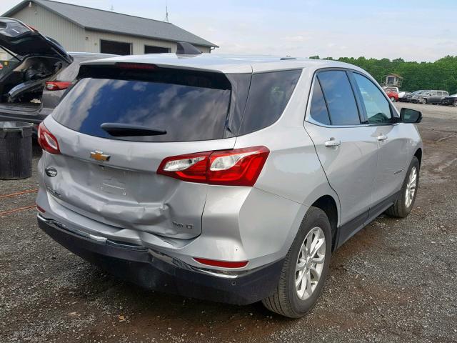 2GNAXSEV4J6201495 - 2018 CHEVROLET EQUINOX LT SILVER photo 4