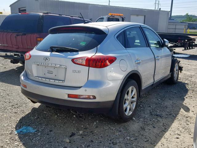JN1AJ0HR4AM754570 - 2010 INFINITI EX35 BASE SILVER photo 4
