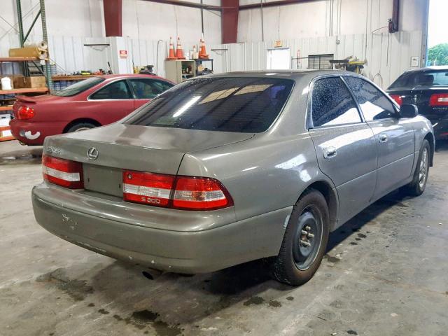 JT8BF28G410300838 - 2001 LEXUS ES 300 BEIGE photo 4