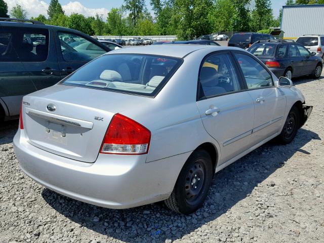 KNAFE121975394762 - 2007 KIA SPECTRA EX SILVER photo 4