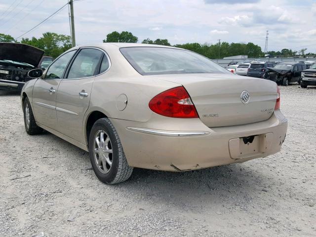 2G4WD582X81205208 - 2008 BUICK LACROSSE C CREAM photo 3