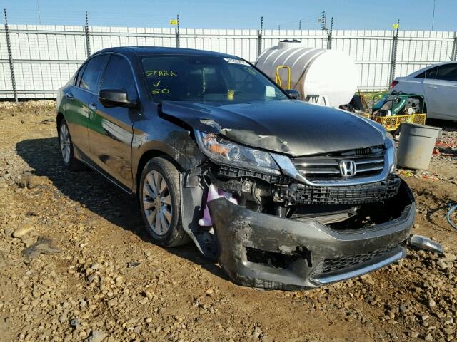 1HGCR2F87EA811910 - 2014 HONDA ACCORD EXL GRAY photo 1