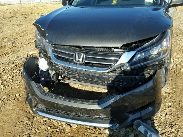 1HGCR2F87EA811910 - 2014 HONDA ACCORD EXL GRAY photo 9