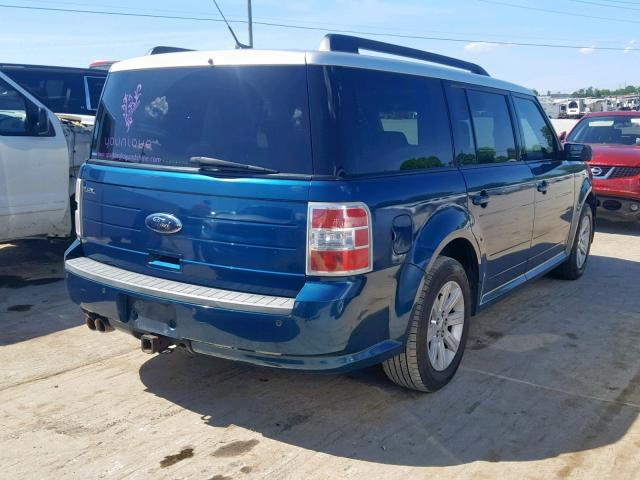 2FMGK5BC0BBD08019 - 2011 FORD FLEX SE BLUE photo 4