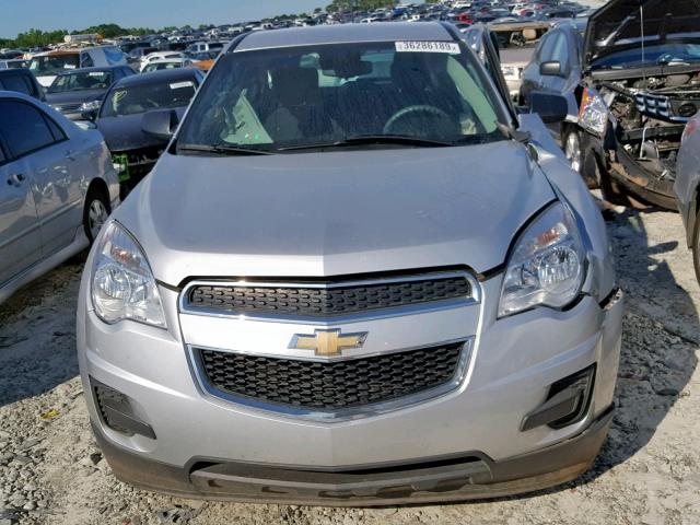 2GNALBEK2D6372042 - 2013 CHEVROLET EQUINOX LS SILVER photo 10