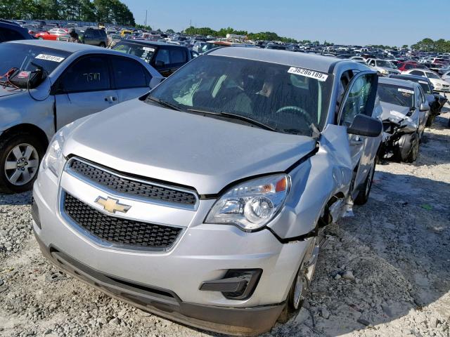 2GNALBEK2D6372042 - 2013 CHEVROLET EQUINOX LS SILVER photo 2