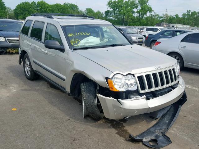 1J8HR48N88C213331 - 2008 JEEP GRAND CHER BEIGE photo 1