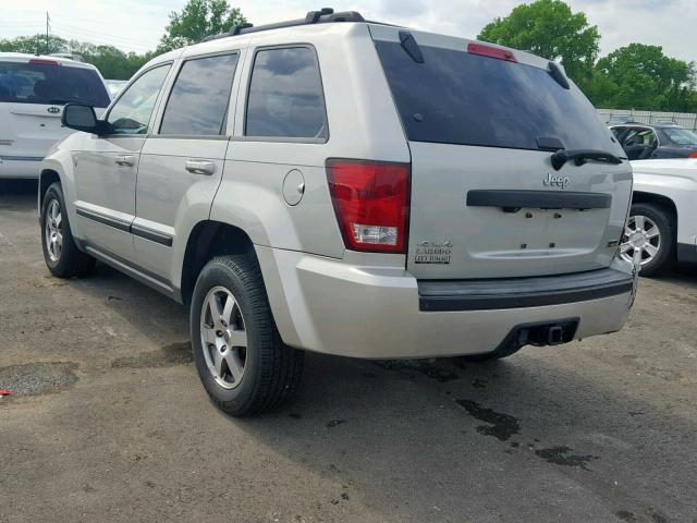 1J8HR48N88C213331 - 2008 JEEP GRAND CHER BEIGE photo 3