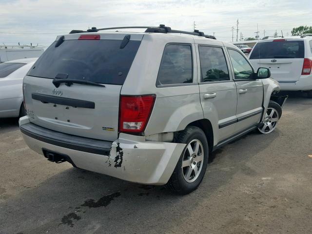 1J8HR48N88C213331 - 2008 JEEP GRAND CHER BEIGE photo 4