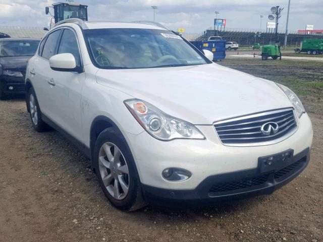 JNKAJ09E08M305274 - 2008 INFINITI EX35 BASE WHITE photo 1