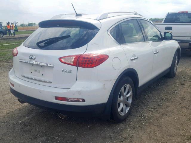 JNKAJ09E08M305274 - 2008 INFINITI EX35 BASE WHITE photo 4