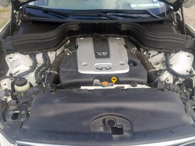 JNKAJ09E08M305274 - 2008 INFINITI EX35 BASE WHITE photo 7