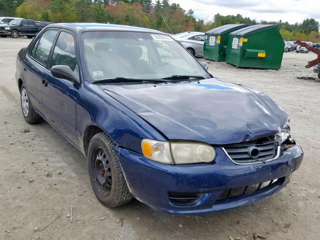 2T1BR12E21C488839 - 2001 TOYOTA COROLLA CE BLUE photo 1