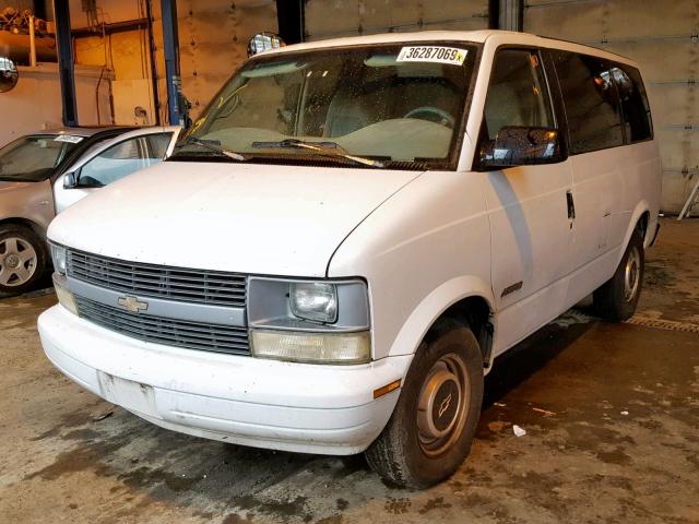 1GNDM19W6VB188609 - 1997 CHEVROLET ASTRO WHITE photo 2