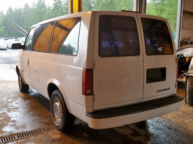 1GNDM19W6VB188609 - 1997 CHEVROLET ASTRO WHITE photo 3