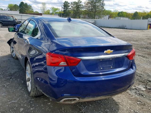 1G1155S36EU120159 - 2014 CHEVROLET IMPALA LTZ BLUE photo 3