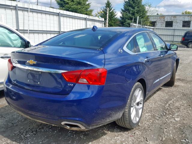 1G1155S36EU120159 - 2014 CHEVROLET IMPALA LTZ BLUE photo 4